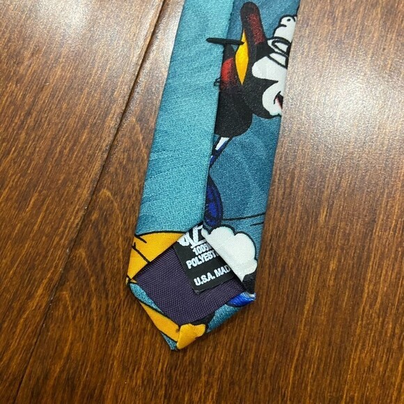 Disney Mickey Unlimited Vintage Polyester Golf Neck Tie Men's Size One Size - Picture 4 of 7